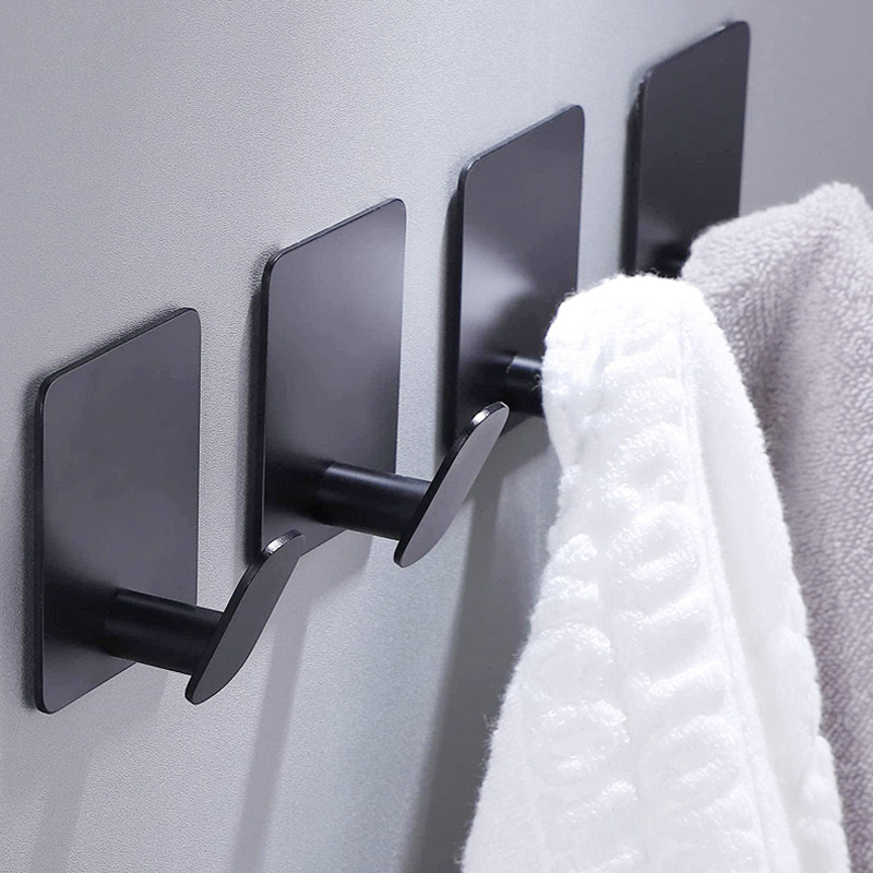 Home Bathroom Supplies - 1/4개 스테인리스 스틸 욕실용품 수건걸이 코트