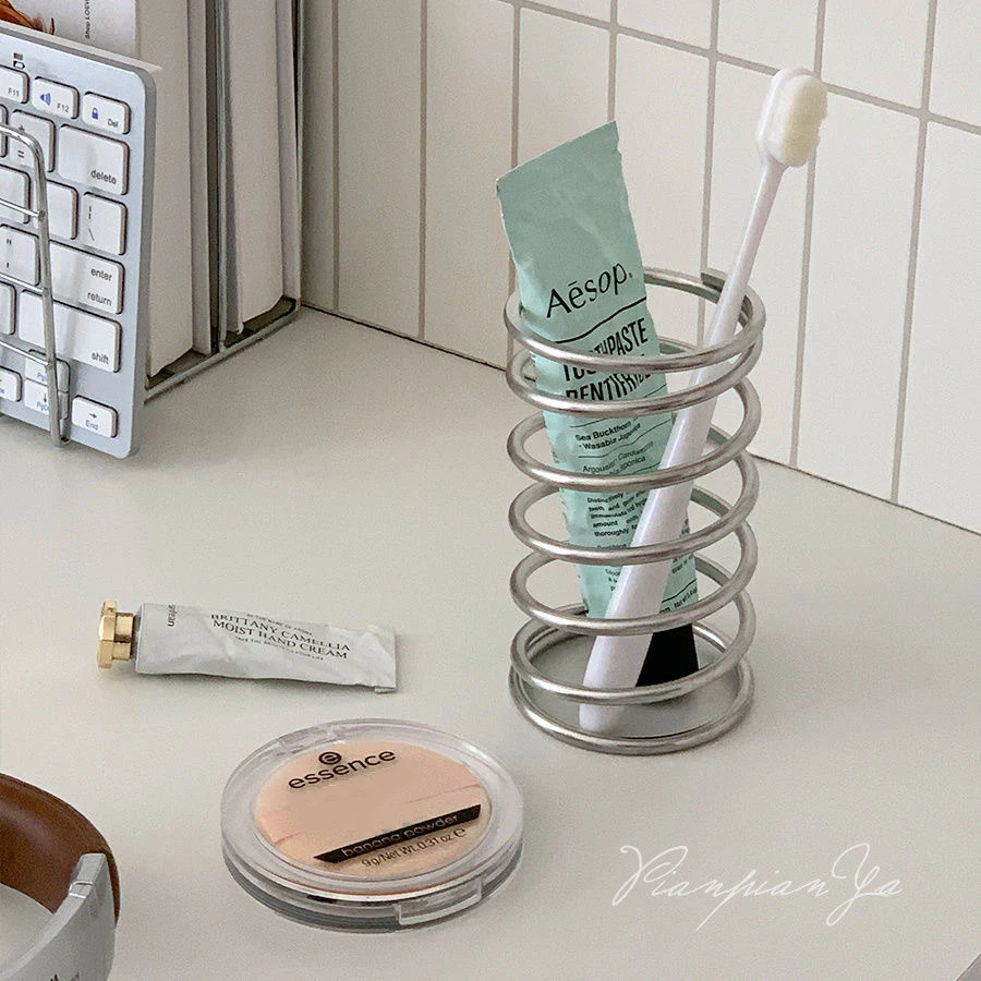 Tiny Home Bathroom Kit - 스테인레스 스틸 칫솔 홀더 금속 욕실