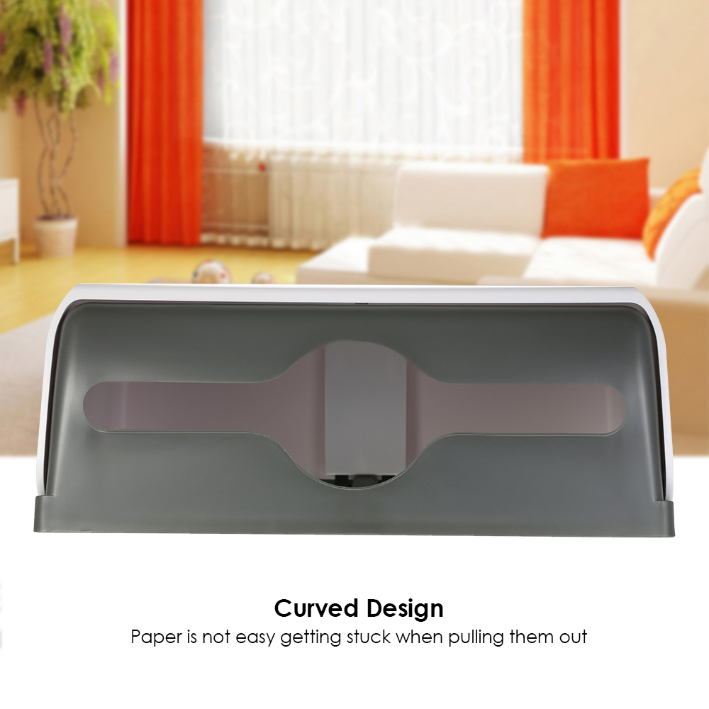 Home Bathroom Towel Dispenser - ABS 소재 직사각형 벽걸이 욕실 티슈