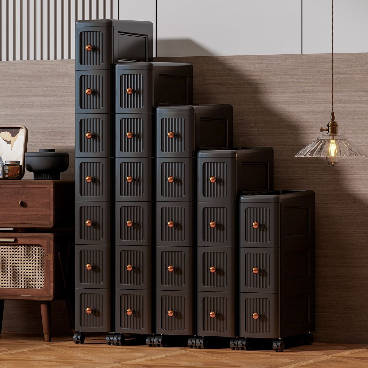Home Bathroom Cabinets - 15CM 좁은 간격의 서랍형 수납장 –