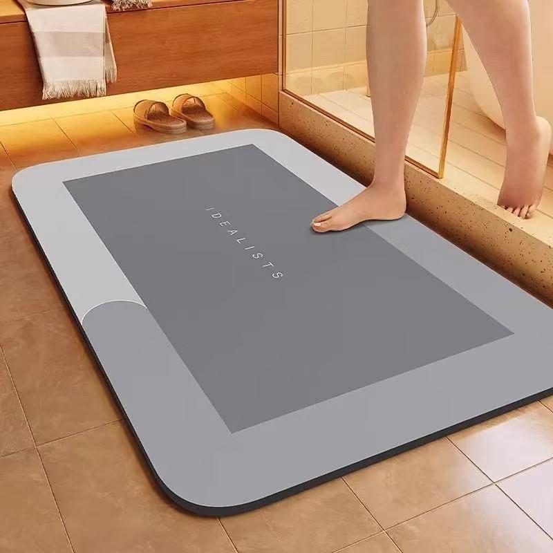 Jet Home Bathroom Mats - 초강력 흡수성 욕실 매트, 미끄럼 방지
