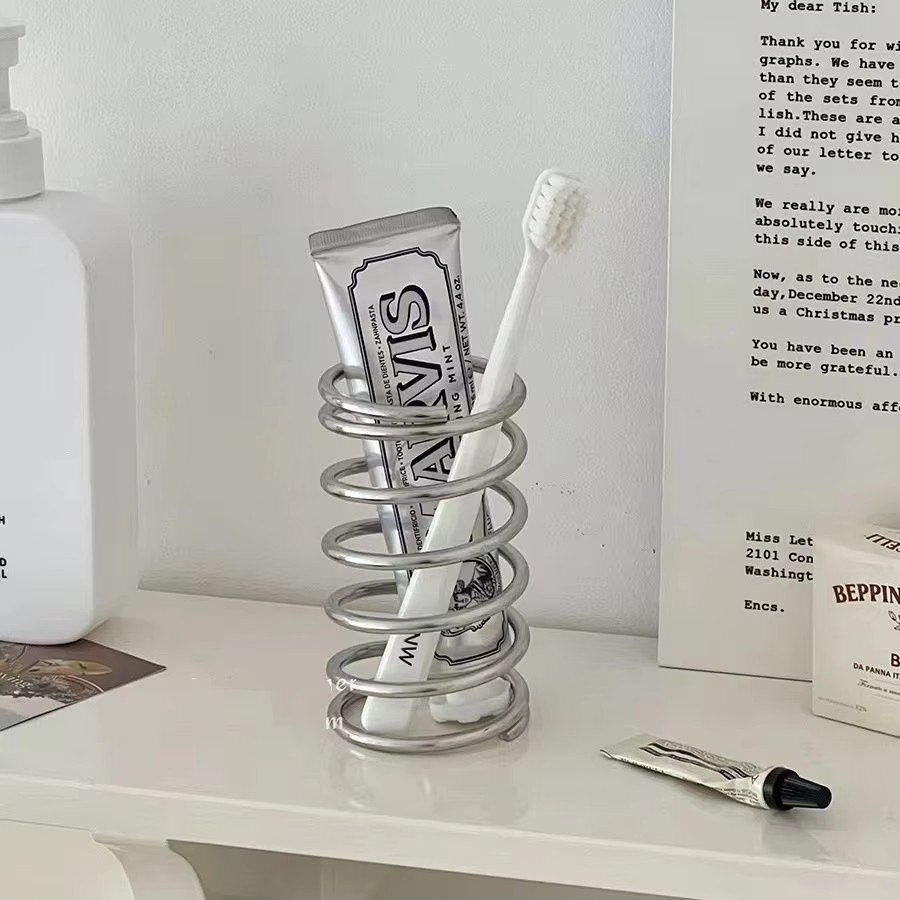 Tiny Home Bathroom Kit - 스테인리스 스틸 칫솔 홀더 금속 욕실
