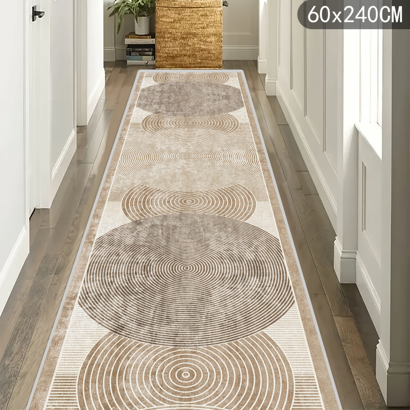 Home Bathroom Rugs - VIKAMA 미니멀리스트 라인 카펫, 내구성이 뛰어나고