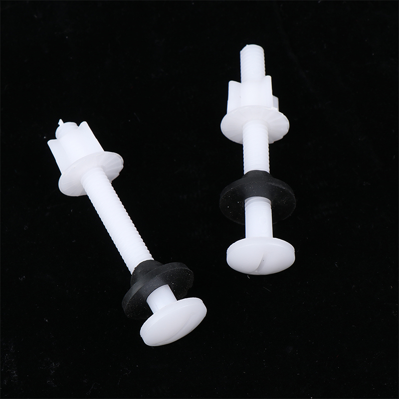 2 Pcs 플라스틱 변기 경첩 수리 볼트 + 피팅 나사 - Home Bathroom Plumbing 리뷰 및 가격