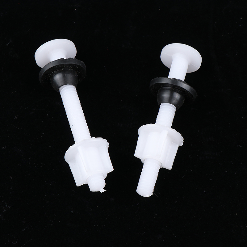 2 Pcs 플라스틱 변기 경첩 수리 볼트 + 피팅 나사 - Home Bathroom Plumbing 리뷰 및 가격