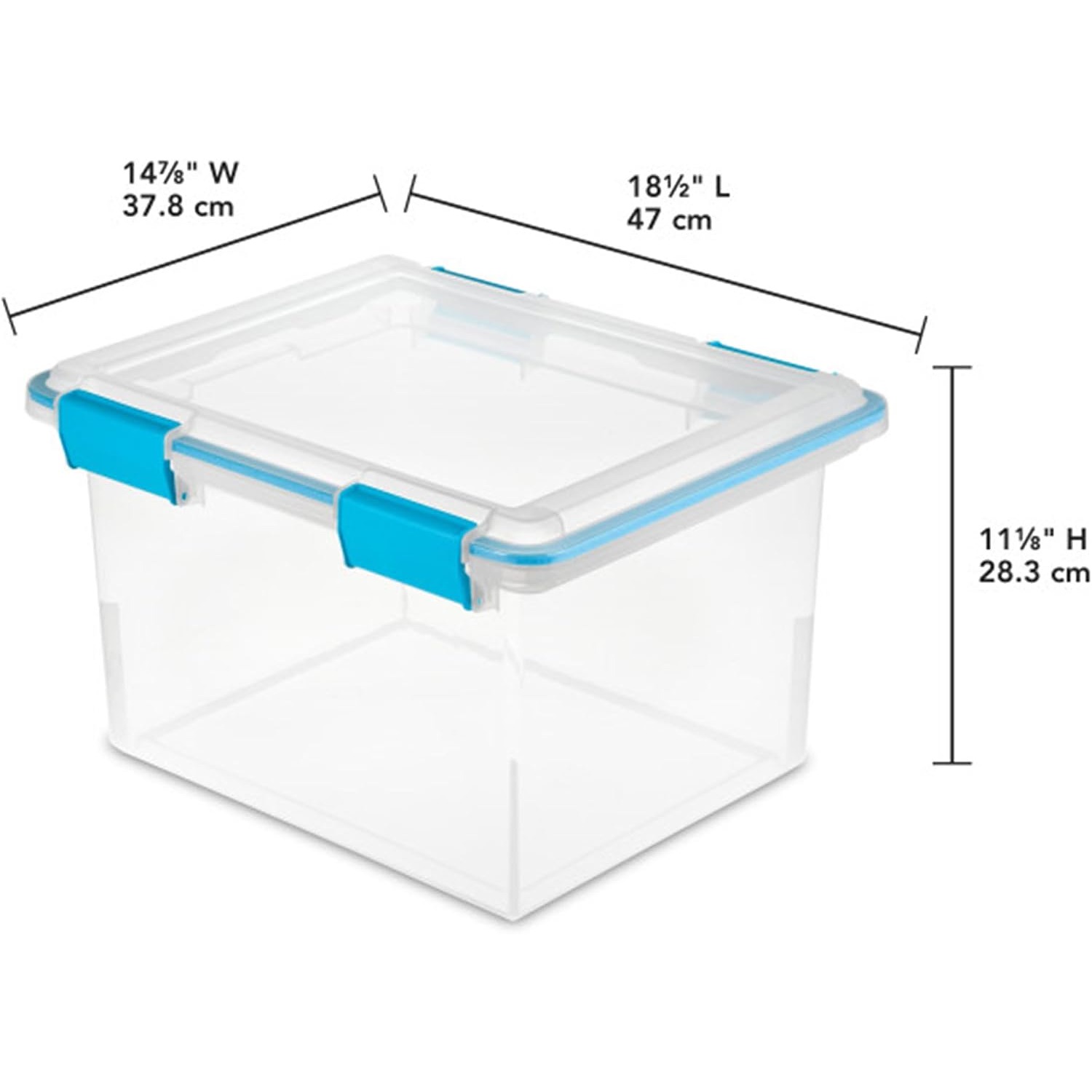 가정 및 사무실용 뚜껑 있는 가스켓 보관함, 32쿼트, - Home Bathroom Cabinets 리뷰 및 가격