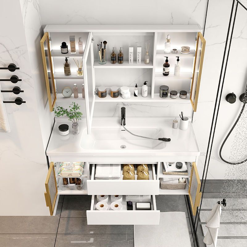 싱크대 정리함이 있는 욕실 세면대 캐비닛, 심플하고 모 - Home Bathroom Cabinets 리뷰 및 가격