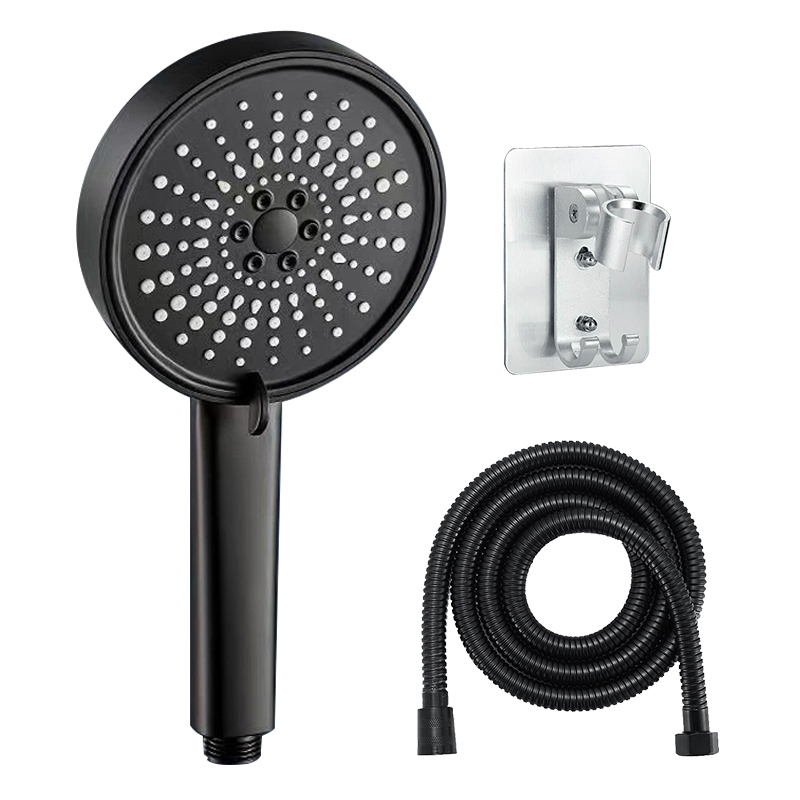 5가지 모드 샤워 헤드 세트 대형 원형 고압 휴대용 절 - Home Bathroom Toilet 리뷰 및 가격