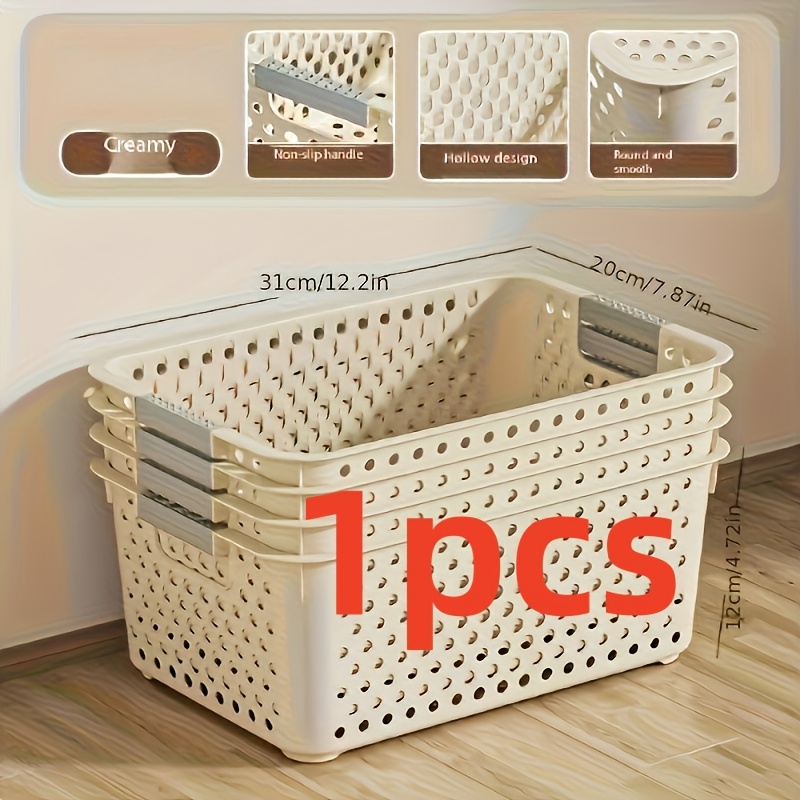 대용량 플라스틱 수납함으로 개방형 그리드 디자인과 매끄 - Home Goods Bathroom Storage 리뷰 및 가격