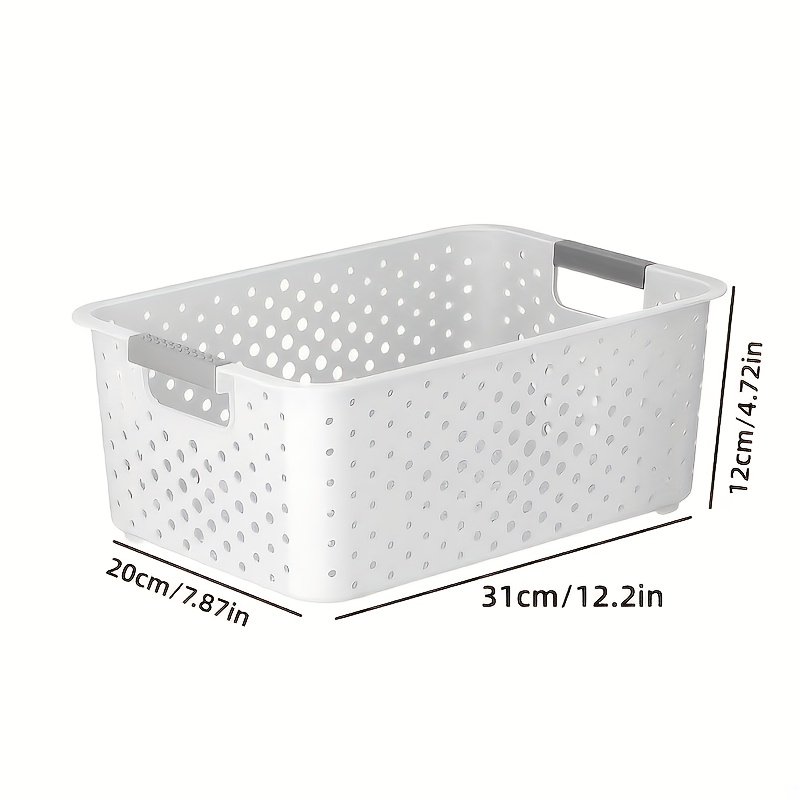 대용량 플라스틱 수납함으로 개방형 그리드 디자인과 매끄 - Home Goods Bathroom Storage 리뷰 및 가격