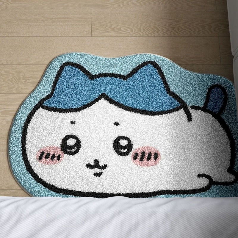 -치이카와！！！ 만화 러그 애니메이션 하치와레 우사기  - Home Bathroom Supplies 리뷰 및 가격