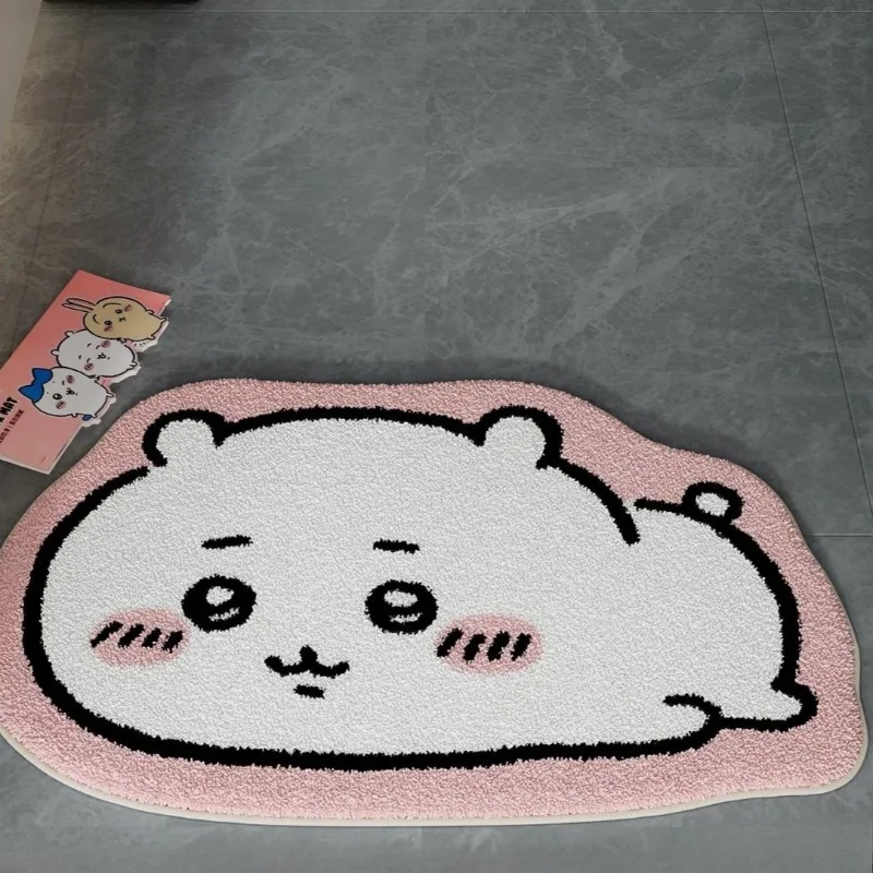 -치이카와！！！ 만화 러그 애니메이션 하치와레 우사기  - Home Bathroom Supplies 리뷰 및 가격