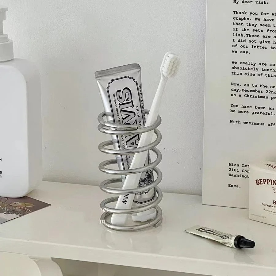 스테인레스 스틸 칫솔 홀더 치약 메이크업 브러쉬 스토리 - Tiny Home Bathroom Kit 리뷰 및 가격