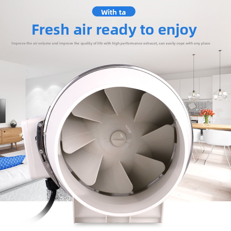 배기 팬 홈 자동 인라인 파이프 덕트 팬 욕실 추출기  - Home Bathroom Extractor Fan 리뷰 및 가격