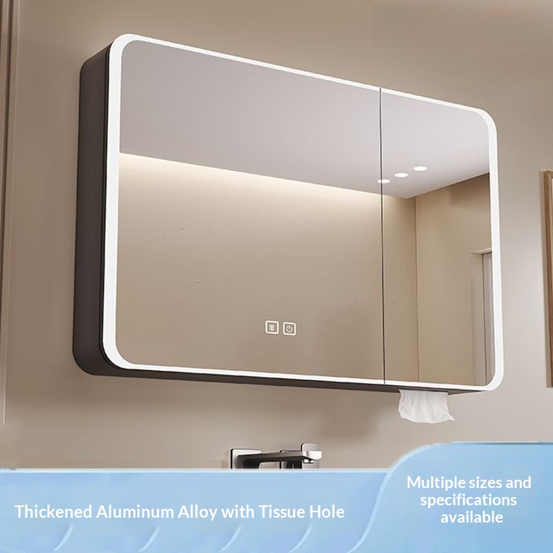 LED 스마트 욕실 거울 캐비닛 벽걸이 김서림 방지 화 - Home Bathroom Cabinets 리뷰 및 가격