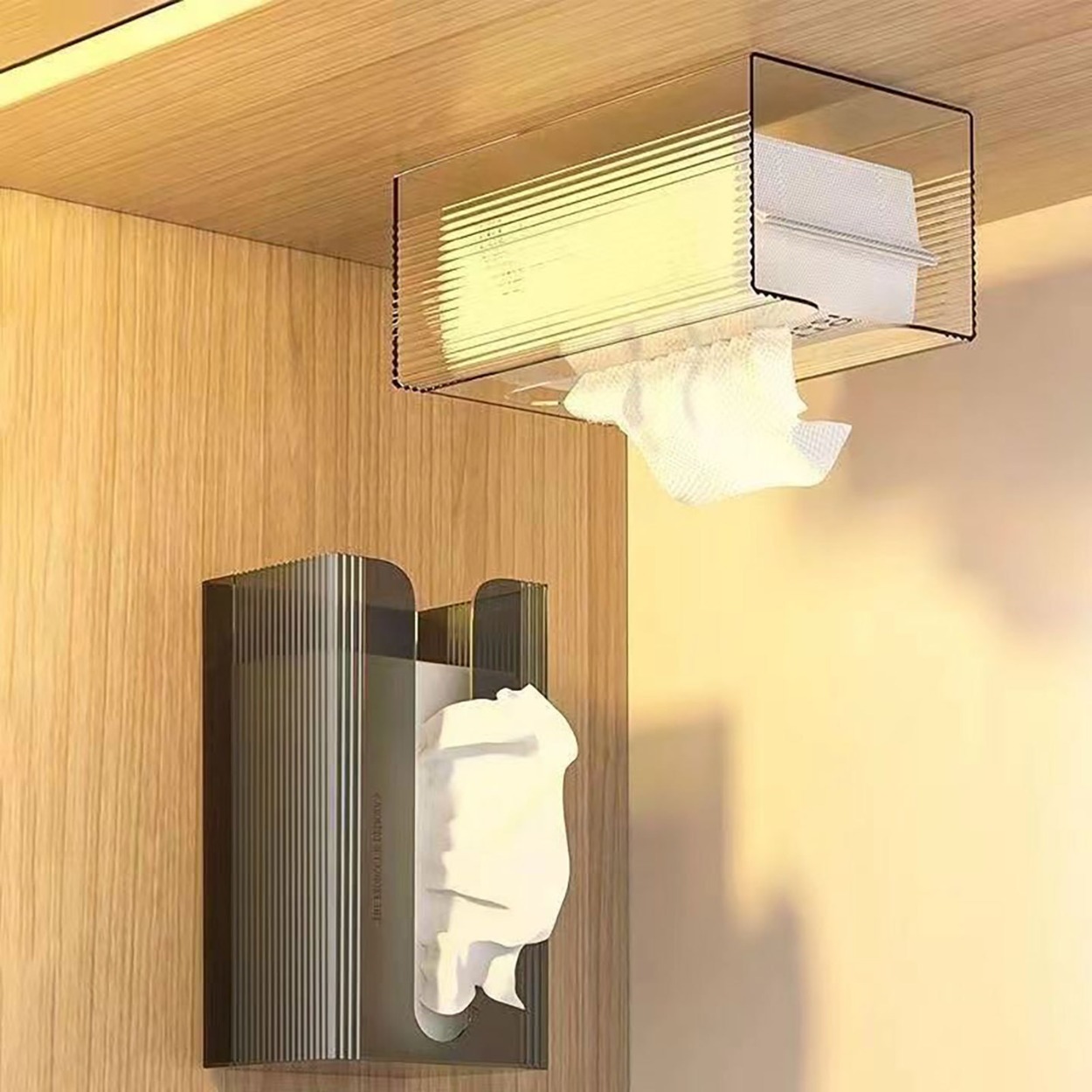 벽걸이형 아크릴 티슈 박스 투명 종이 타월 디스펜서 홀 - Home Bathroom Towel Dispenser 리뷰 및 가격