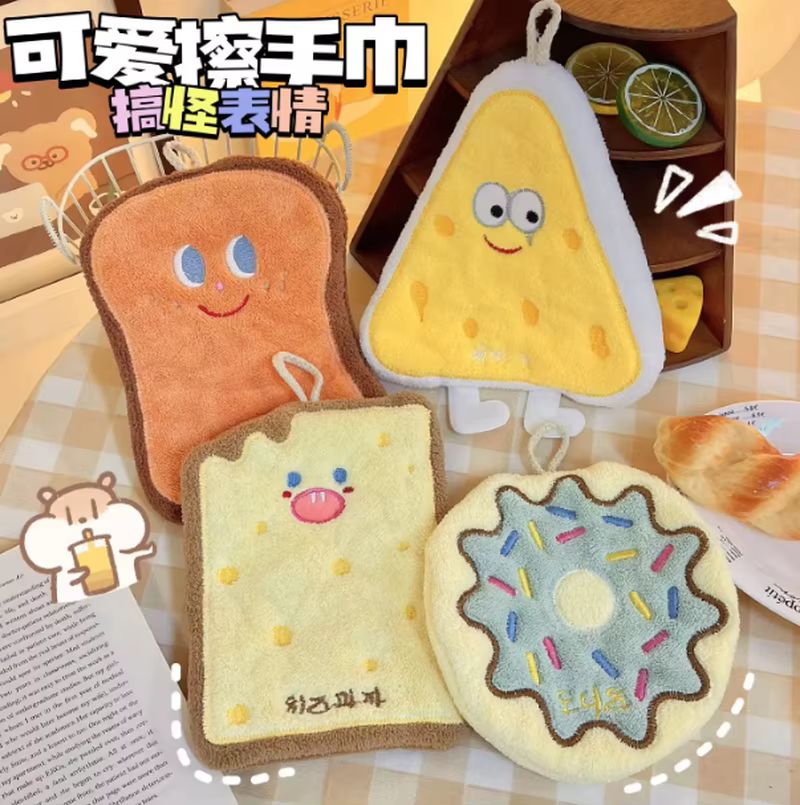 한국 스타일 새로운 귀여운 만화 장식용 걸이형 손수건  - Home Bathroom Supplies 리뷰 및 가격