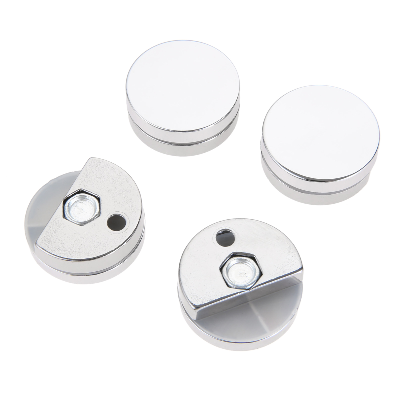 4Pcs 27mm 라운드 유리 클램프 미러 고정 클립  - Home Hardware Bathroom Mirrors 리뷰 및 가격