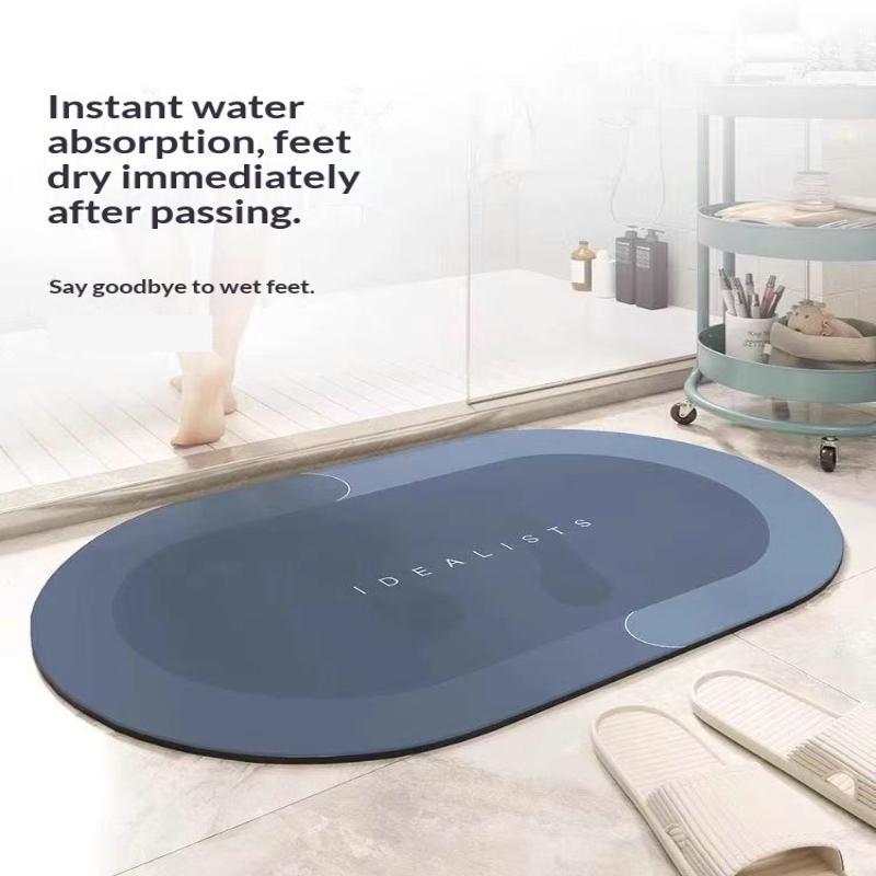 초강력 흡수성 욕실 매트, 미끄럼 방지 뒷면, 빠른 건 - Jet Home Bathroom Mats 리뷰 및 가격