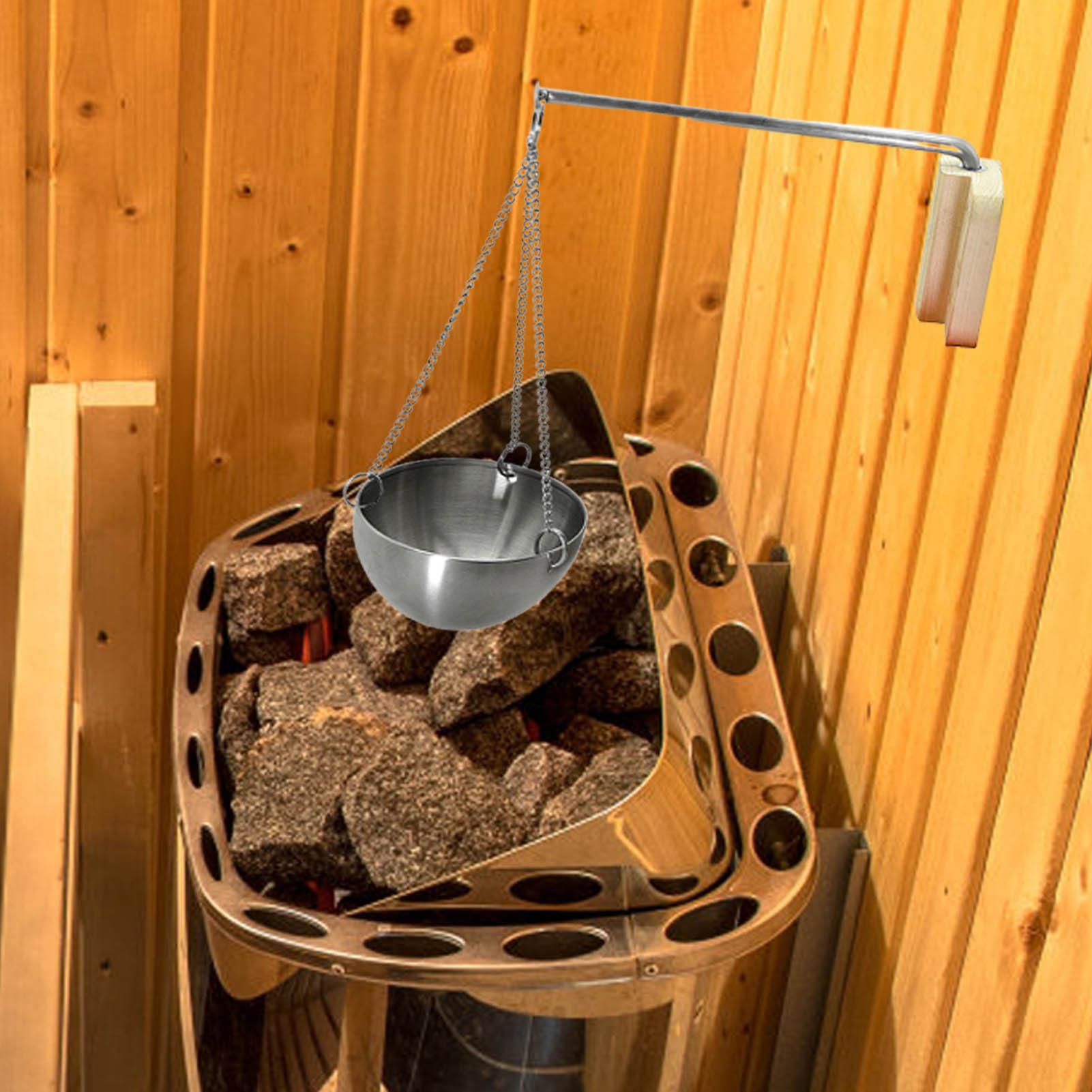 스테인레스 스틸 사우나 그릇 아로마 그릇 컵 에센셜 오 - Home Bathroom Sauna 리뷰 및 가격