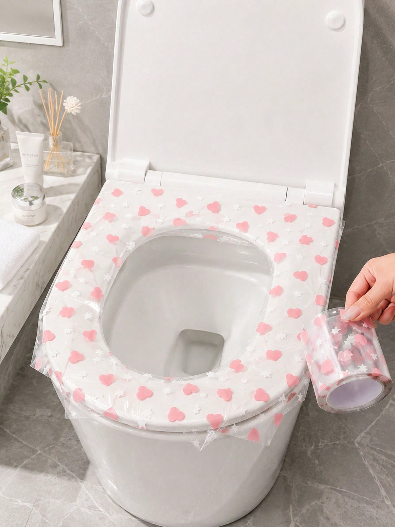 133개/롤 일회용 변기 시트 커버, 방수 변기 시트  - Home Bathroom Supplies 리뷰 및 가격