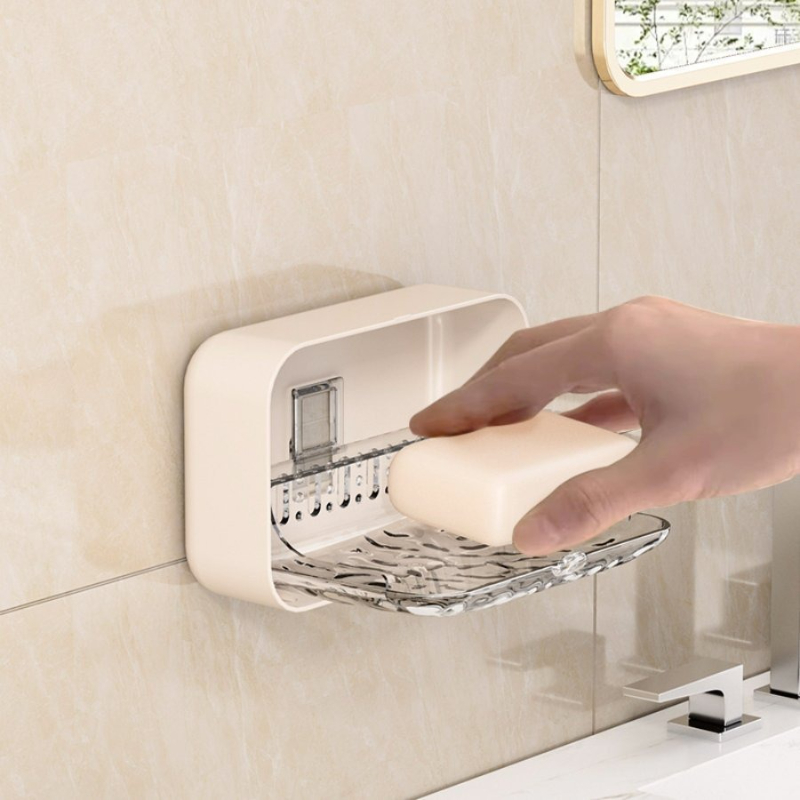 벽걸이 비누받침대 무타공 뚜껑형 배수 가능 방수 욕실  - Home Goods Bathroom Storage 리뷰 및 가격