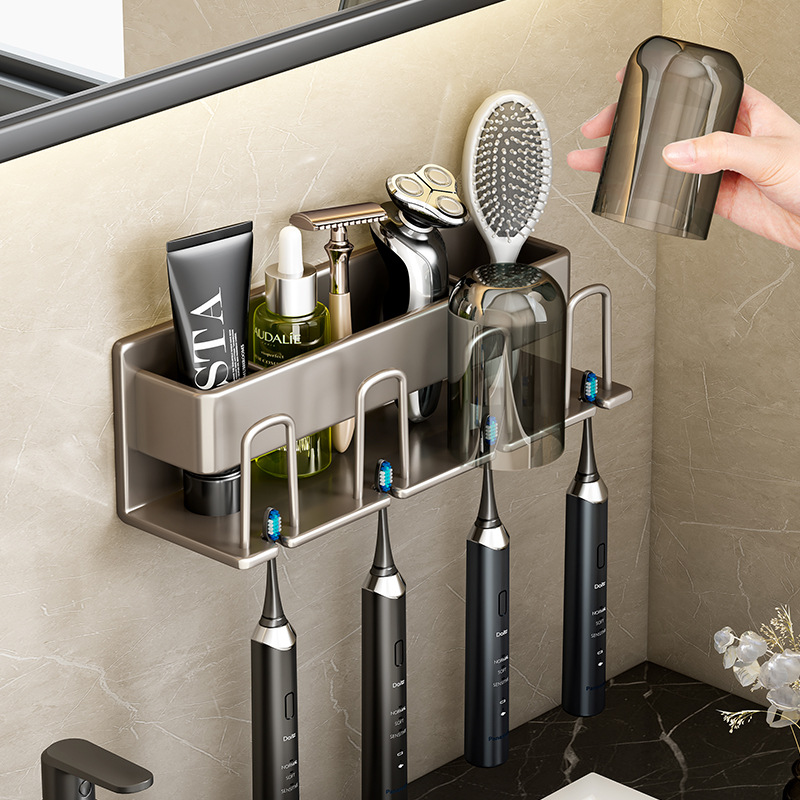 욕실 선반 벽걸이 칫솔컵 홀더 치약 홀더 수납 랙 가정 - Tiny Home Bathroom Kit 리뷰 및 가격