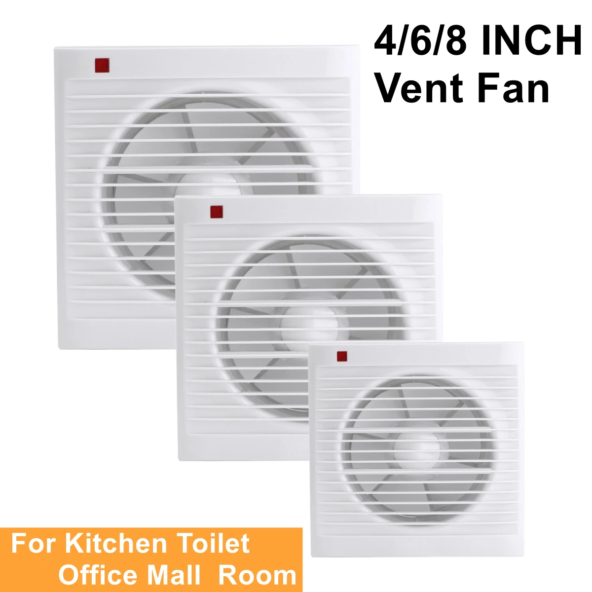4인치 6인치 8인치 220V 무소음 방수 욕실 환풍기 - Home Bathroom Fan 리뷰 및 가격