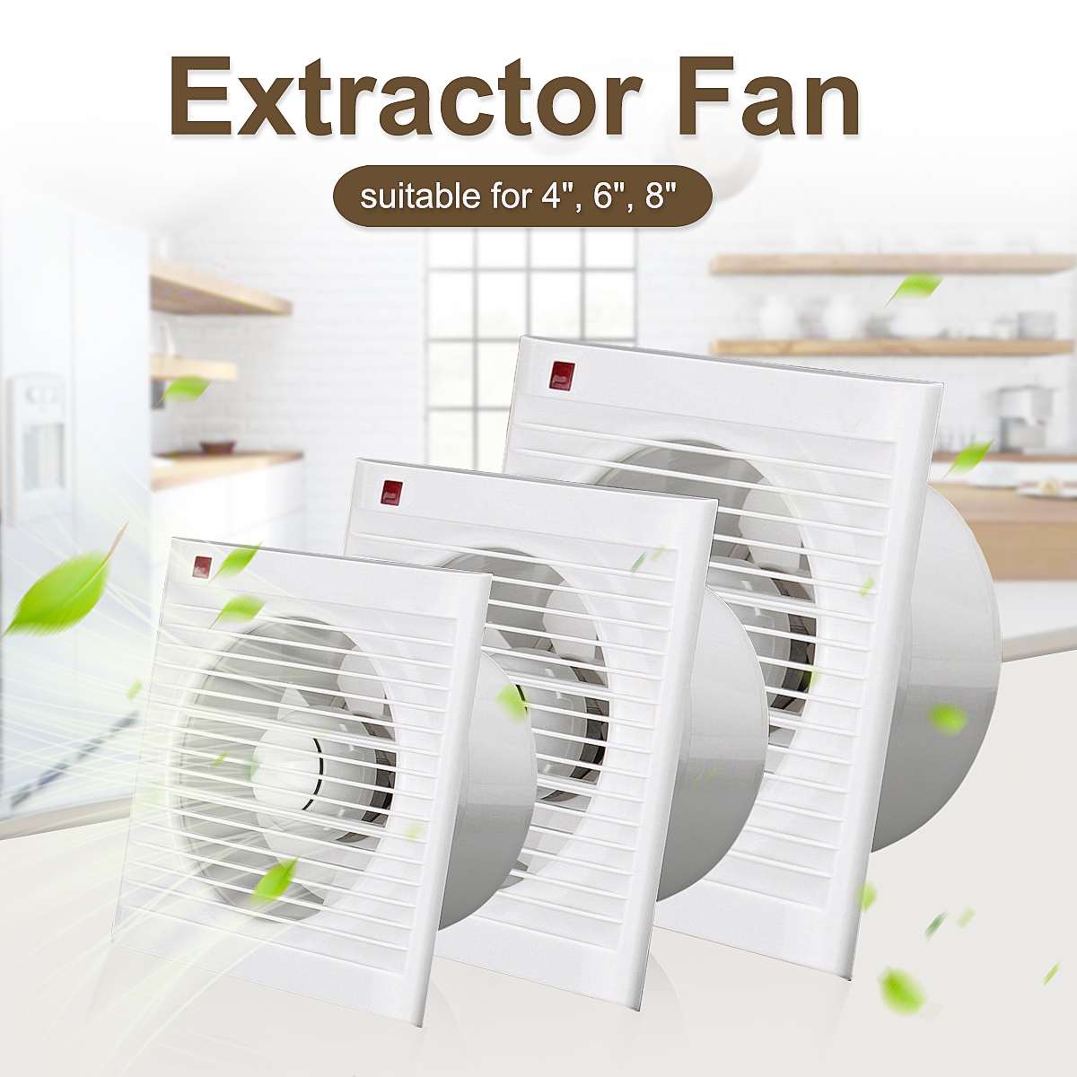4인치 6인치 8인치 220V 무소음 방수 욕실 환풍기 - Home Bathroom Fan 리뷰 및 가격
