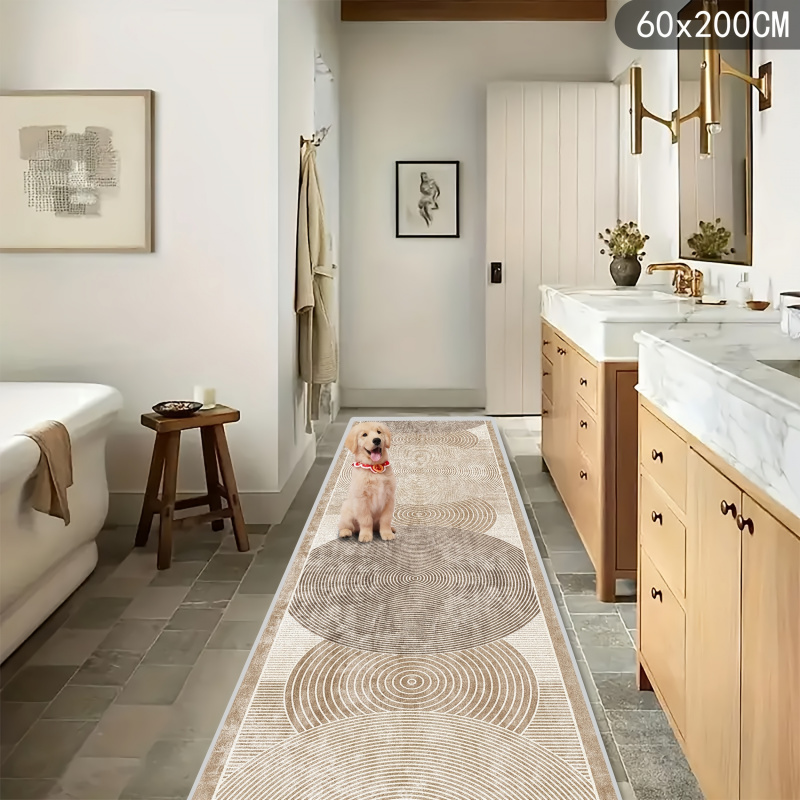 VIKAMA 미니멀리스트 라인 카펫, 내구성이 뛰어나고 - Home Bathroom Rugs 리뷰 및 가격