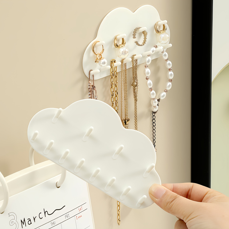 구름 모양 벽걸이형 쥬얼리 보관 걸이 1/2/3개 설치 - Home Goods Bathroom Storage 리뷰 및 가격