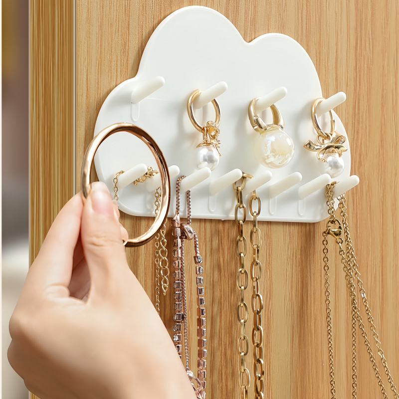 구름 모양 벽걸이형 쥬얼리 보관 걸이 1/2/3개 설치 - Home Goods Bathroom Storage 리뷰 및 가격